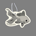 Paper Air Freshener Tag W/ Tab - Goldfish